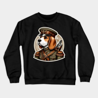 Beagle Soldier Crewneck Sweatshirt
